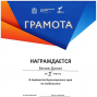 Спортивные достижения Белова Данила