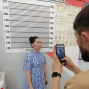 Съемки видеорепортажа на тему «Телефонное мошенничество» телеканала Енисей